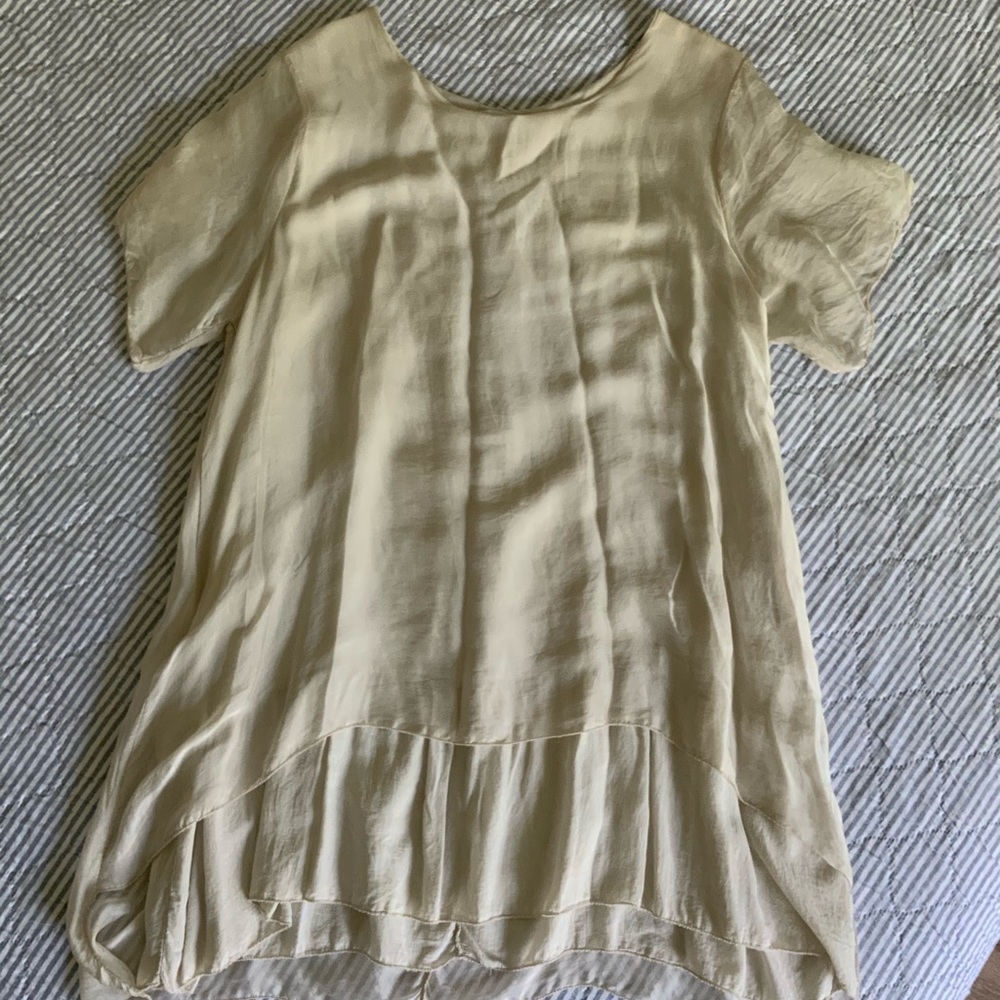 Silk Tunic Top (Made in Italy)